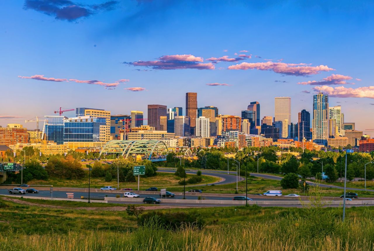 Denver e le Montagne Rocciose sullo sfondo