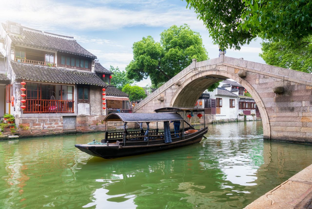 Il villaggio d’acqua di Tongli, vicino a Suzhou