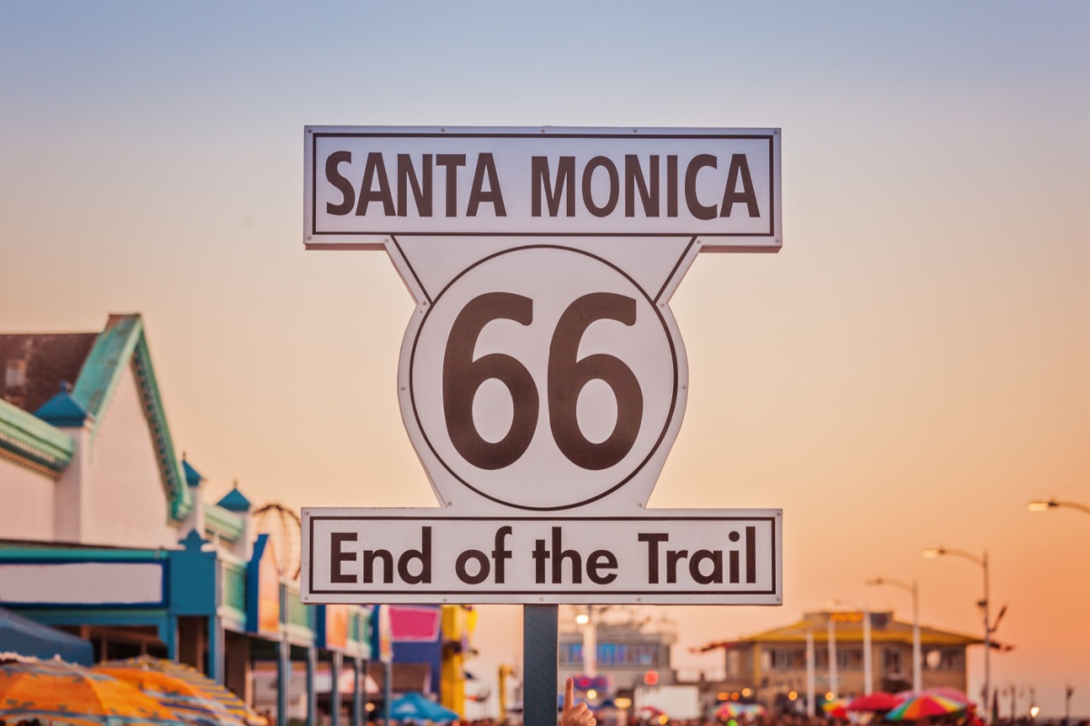 Las Vegas · Barstow · Santa Monica