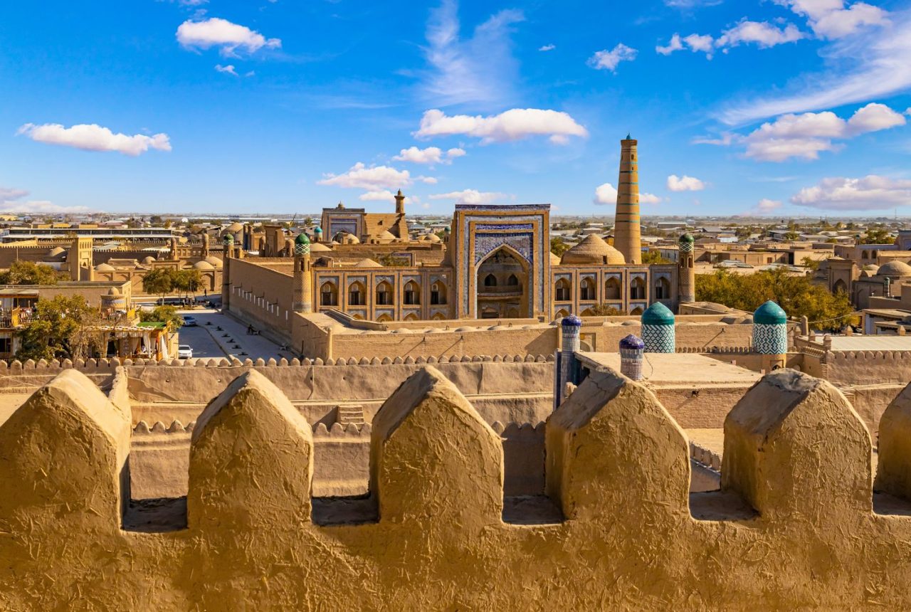 Tashkent · Urgench · Khiva