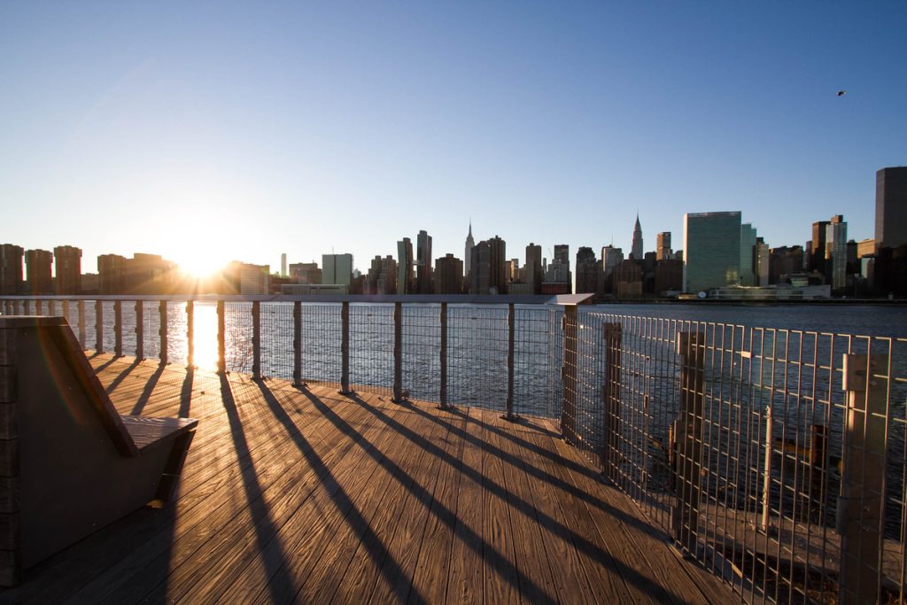 tramonto a new york