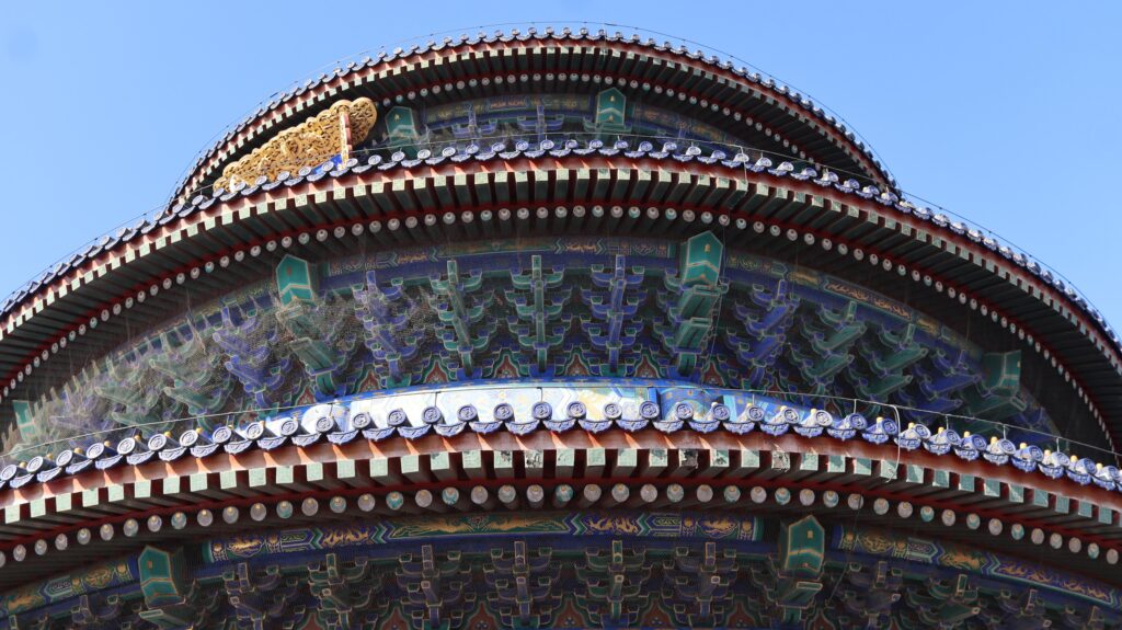 Il tetto blu del Tempio del Cielo