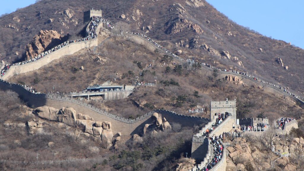 Le torri di guardia della Grande Muraglia, a Badaling