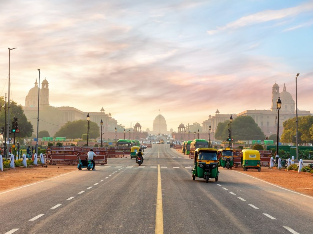 I viali di New Delhi