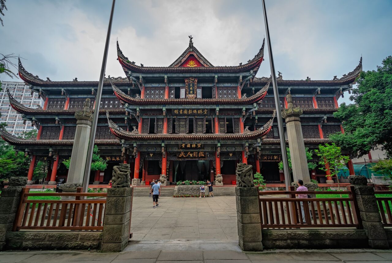 Il monastero di Wenshu a Chengdu