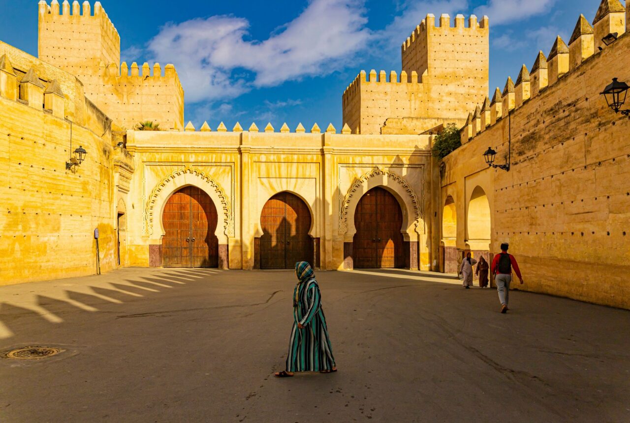 Una porta della kasbah di Fez
