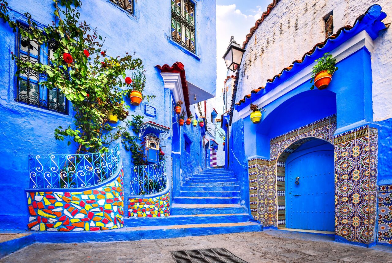 La città blu di Chefchaouen in Marocco