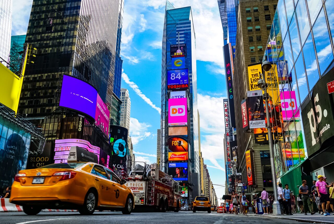 Times Square a New York di giorno