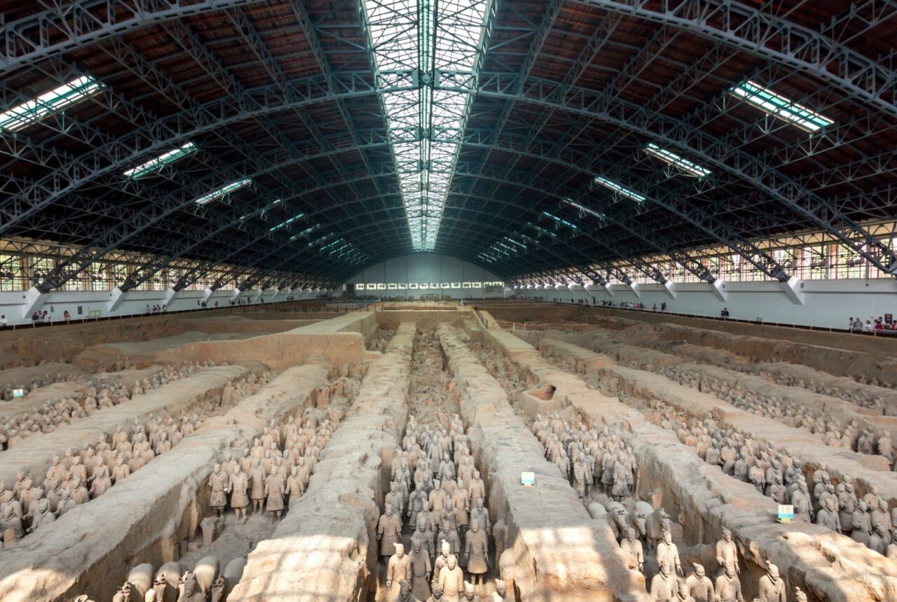 La fossa 1 del mausoleo dell’imperatore Qin Shi Huang