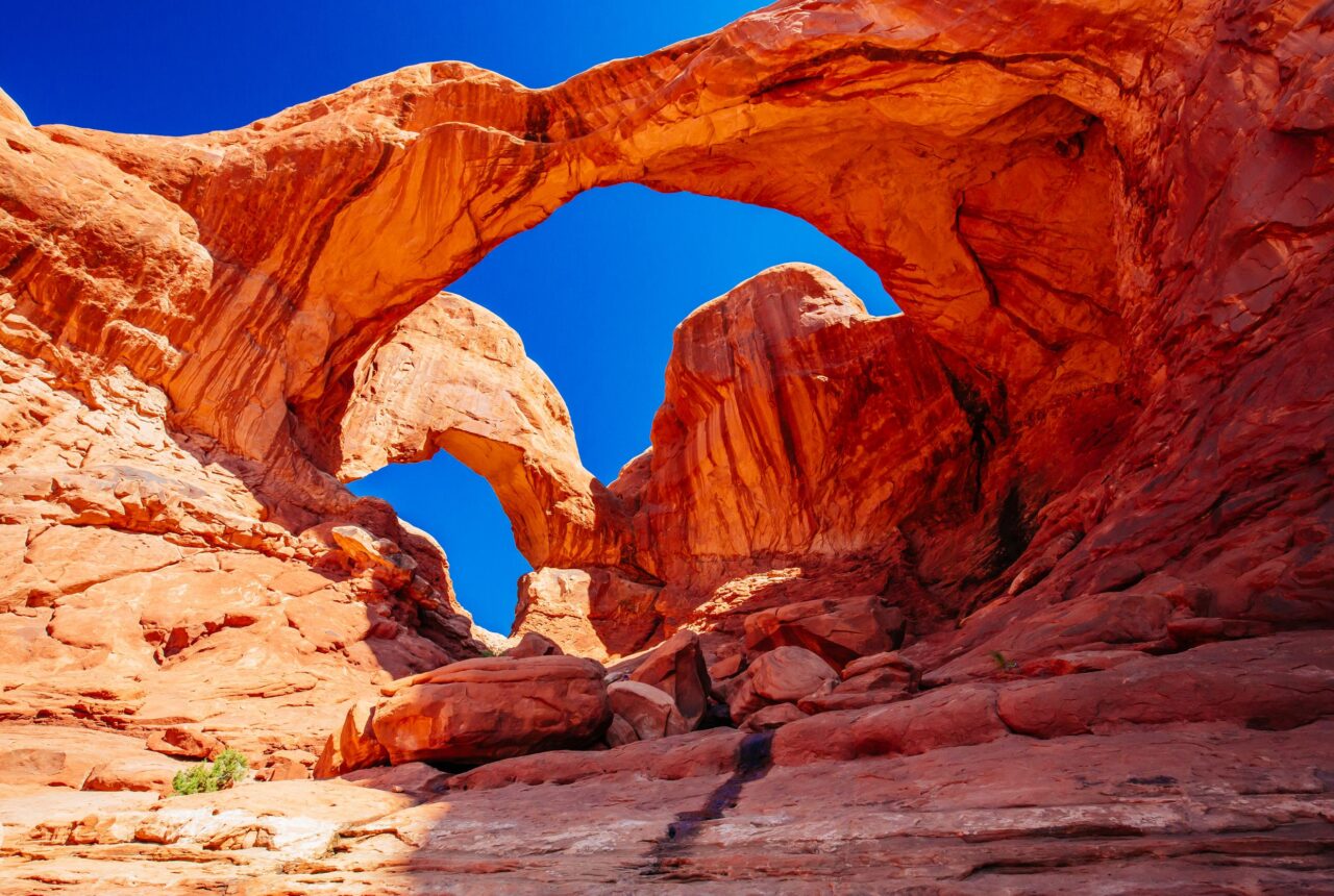 Il Double Arch nell’Arches National Park